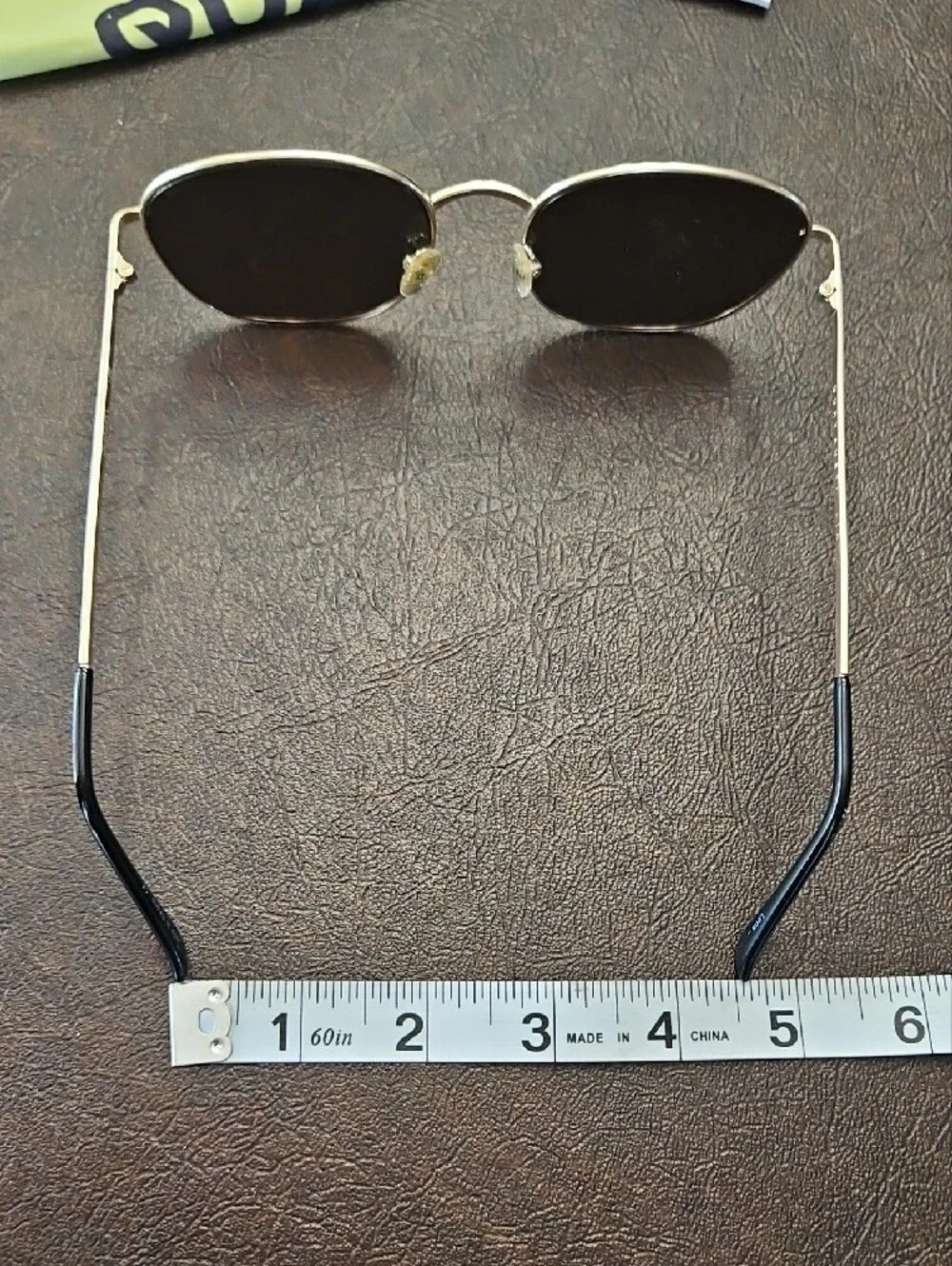 Quay Australia Jezabell Gold Frame Oversized Sunglasses with Smoke Lenses